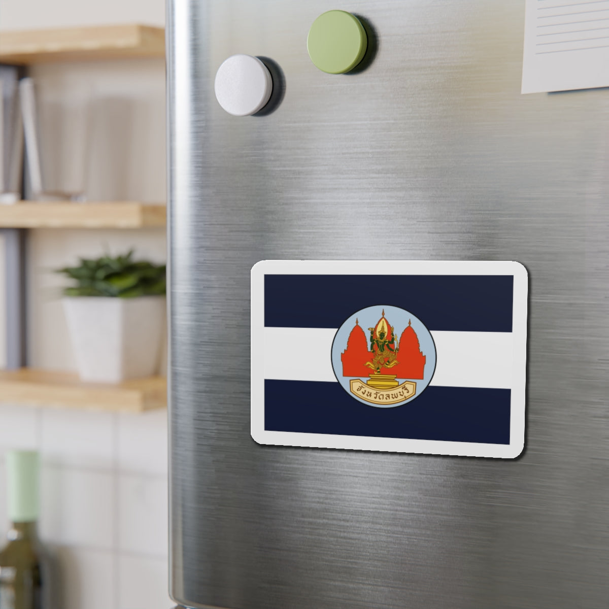 Flag of Lop Buri Province Thailand - Die-Cut Magnet-The Sticker Space