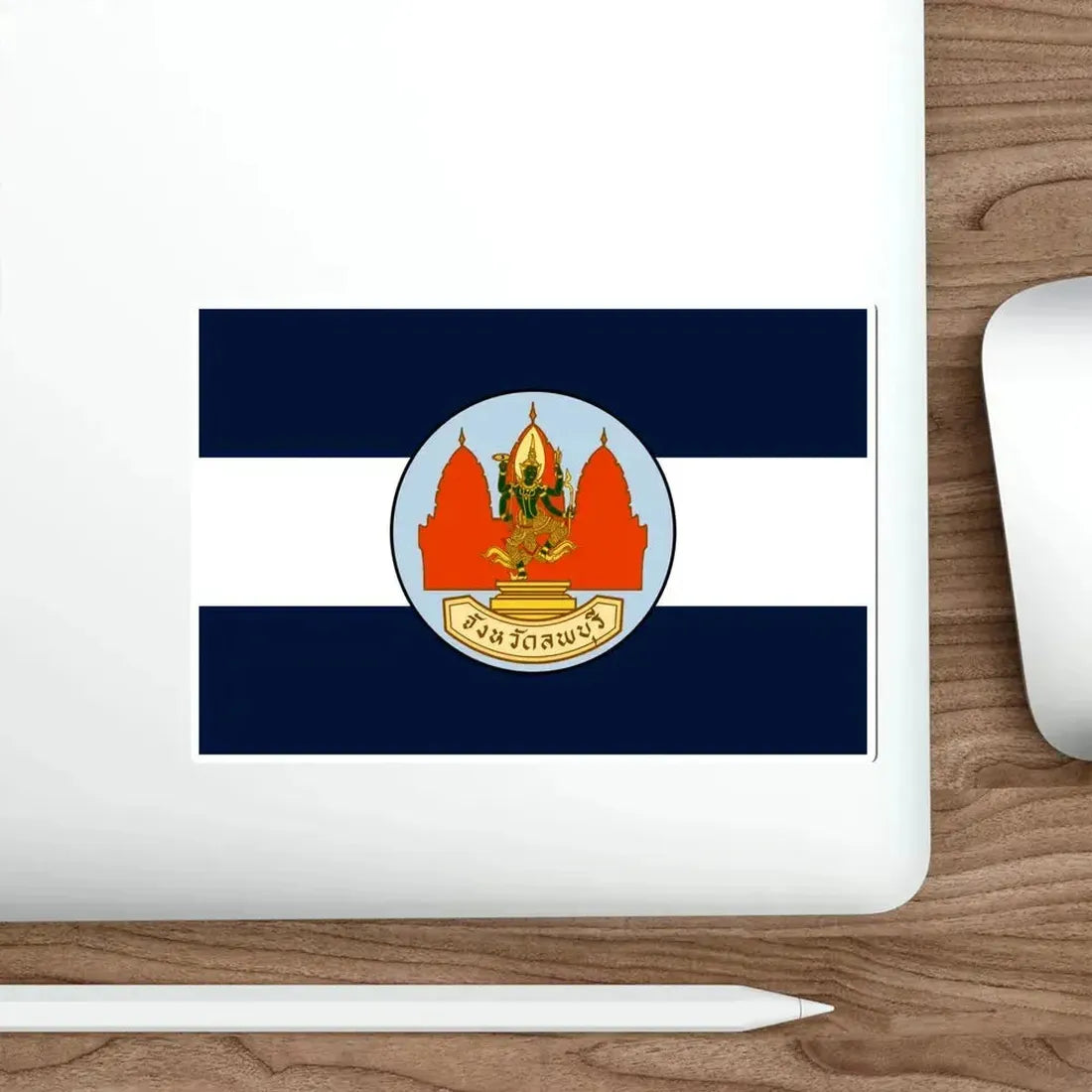 Flag of Lop Buri Province Thailand STICKER Vinyl Die-Cut Decal - The Sticker Space