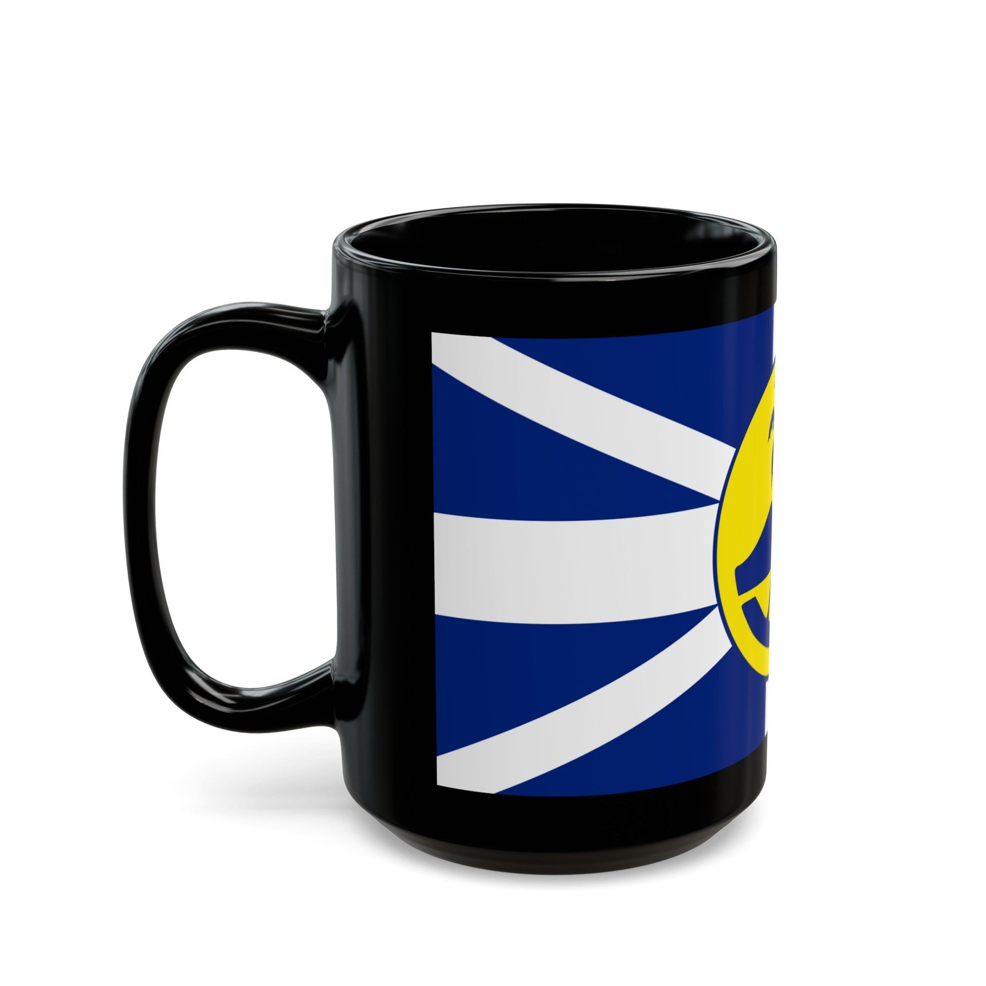 Flag of Lord Howe Island New South Wales Australia - Black Coffee Mug-The Sticker Space