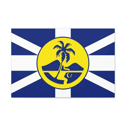 Flag of Lord Howe Island New South Wales Australia - Canvas Wall Art 24″ x 16″ 1.25" - The Sticker Space