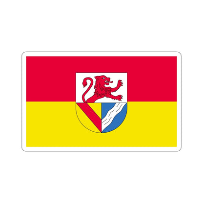 Flag of Lörrach Germany STICKER Vinyl Die-Cut Decal-4 Inch-The Sticker Space