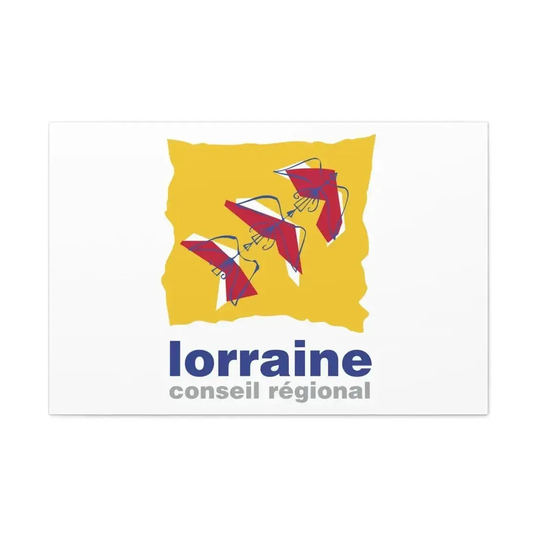 Flag of Lorraine France 2 - Canvas Wall Art - The Sticker Space