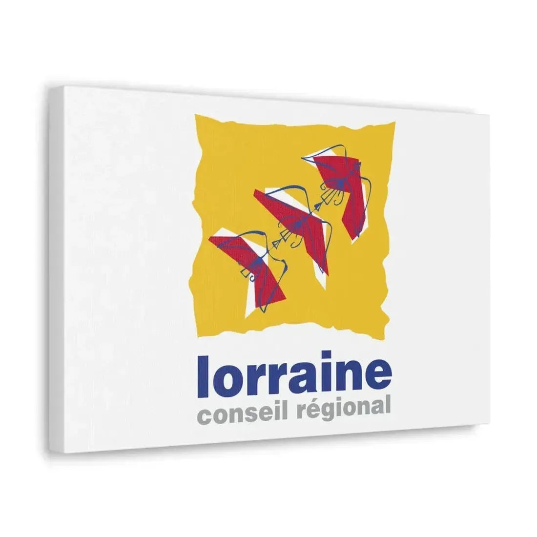 Flag of Lorraine France 2 - Canvas Wall Art - The Sticker Space