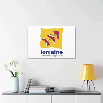 Flag of Lorraine France 2 - Canvas Wall Art - The Sticker Space