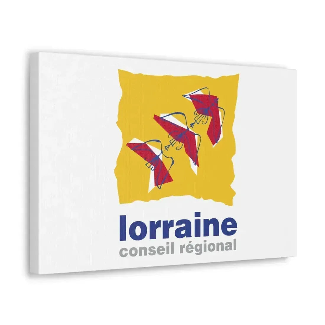 Flag of Lorraine France 2 - Canvas Wall Art - The Sticker Space