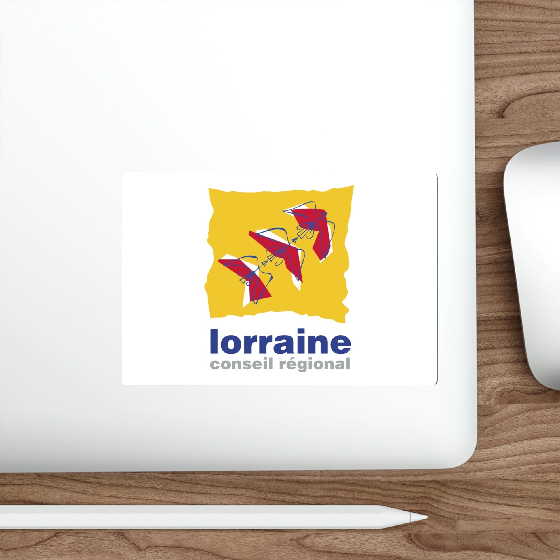 Flag of Lorraine France 2 STICKER Vinyl Die-Cut Decal-The Sticker Space