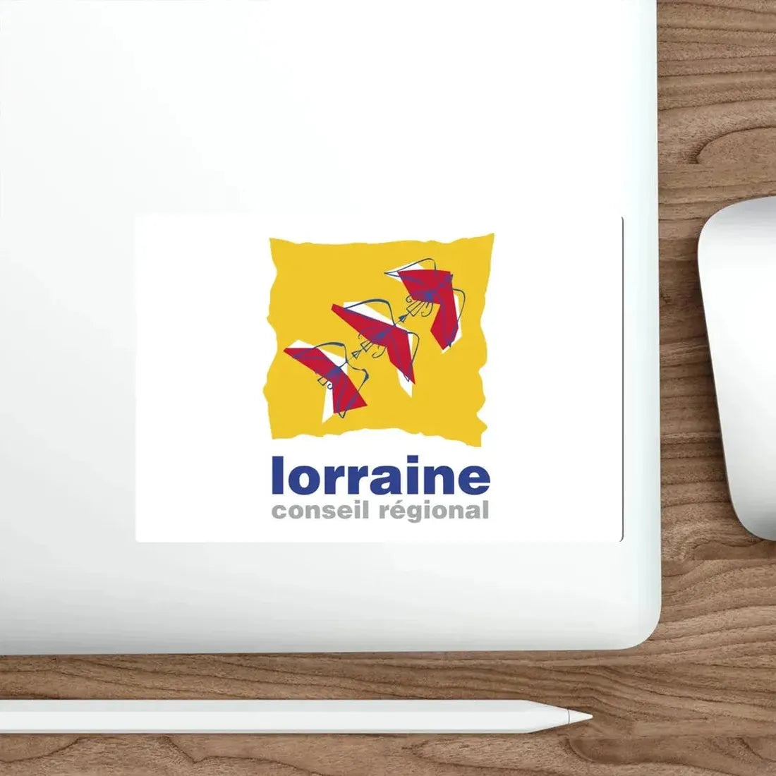 Flag of Lorraine France 2 STICKER Vinyl Die-Cut Decal - The Sticker Space