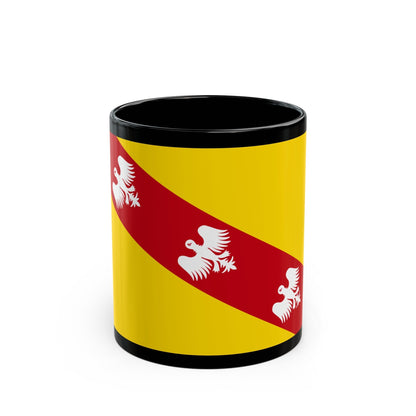 Flag of Lorraine France - Black Coffee Mug-11oz-The Sticker Space