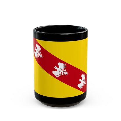 Flag of Lorraine France - Black Coffee Mug-15oz-The Sticker Space