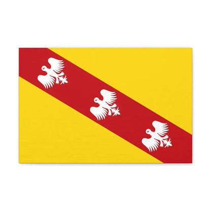 Flag of Lorraine France - Canvas Wall Art 18″ x 12″ 1.25" - The Sticker Space