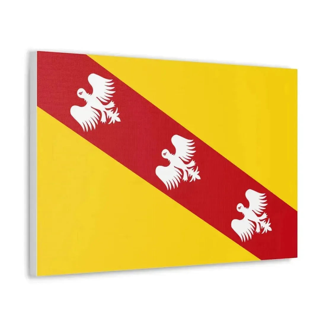 Flag of Lorraine France - Canvas Wall Art - The Sticker Space