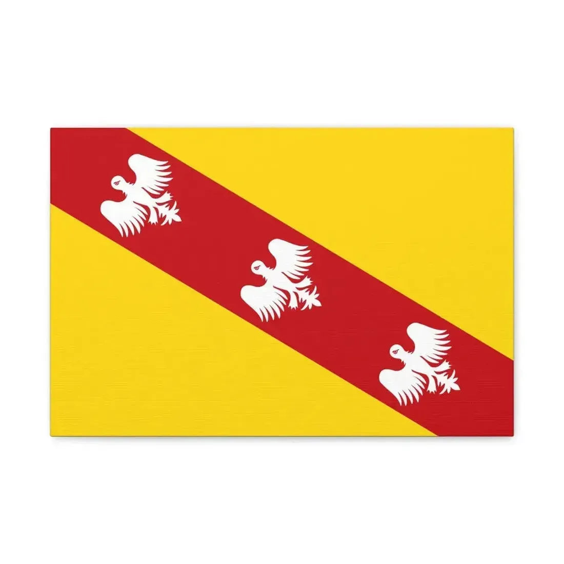 Flag of Lorraine France - Canvas Wall Art - The Sticker Space