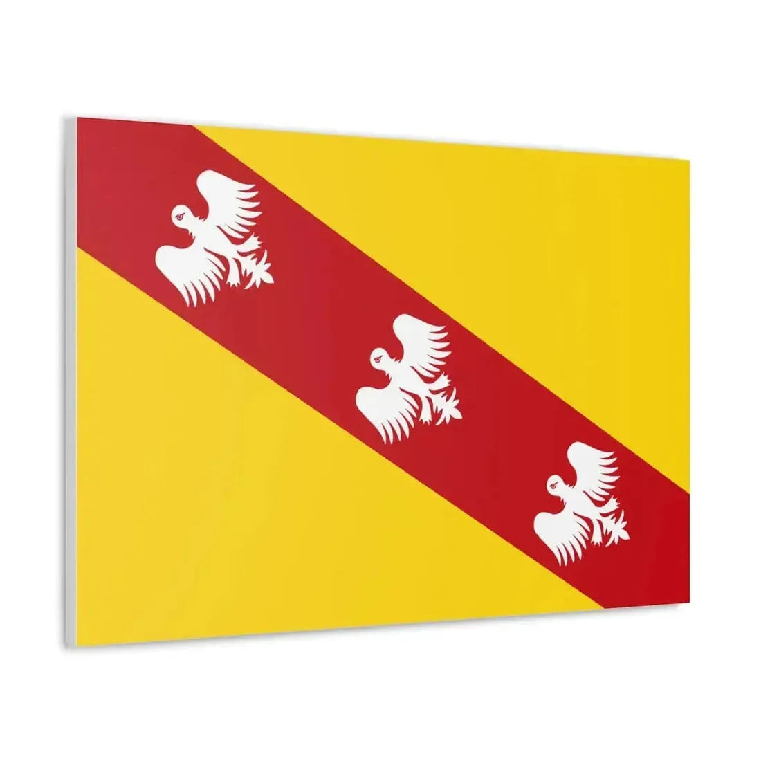 Flag of Lorraine France - Canvas Wall Art - The Sticker Space