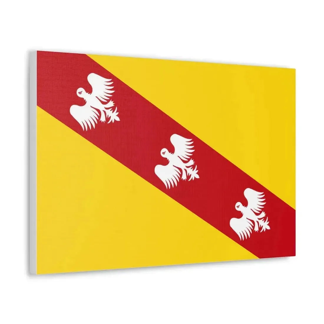 Flag of Lorraine France - Canvas Wall Art - The Sticker Space