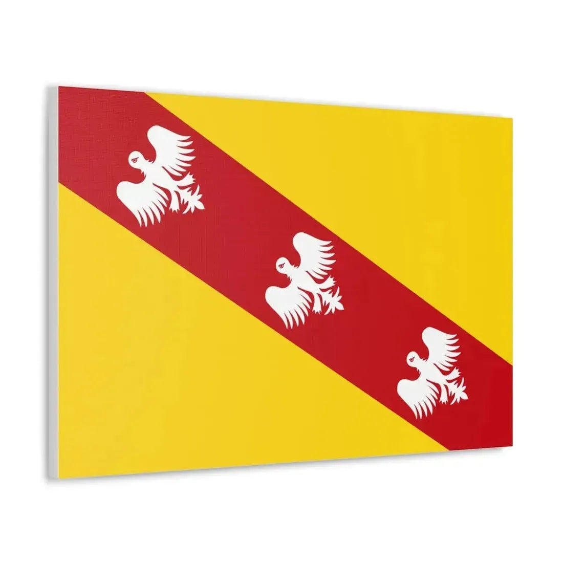 Flag of Lorraine France - Canvas Wall Art - The Sticker Space