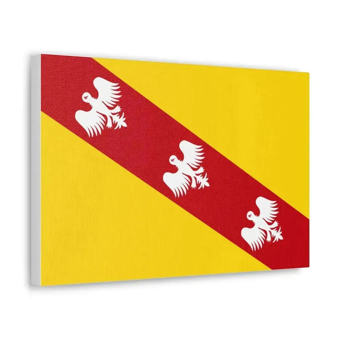 Flag of Lorraine France - Canvas Wall Art - The Sticker Space