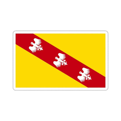 Flag of Lorraine France STICKER Vinyl Die-Cut Decal 2 Inch - The Sticker Space