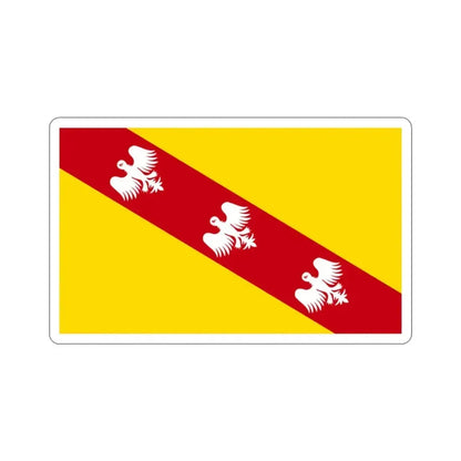 Flag of Lorraine France STICKER Vinyl Die-Cut Decal 2 Inch - The Sticker Space