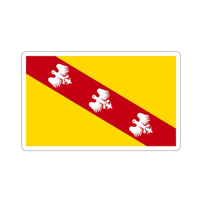 Flag of Lorraine France STICKER Vinyl Die-Cut Decal-3 Inch-The Sticker Space