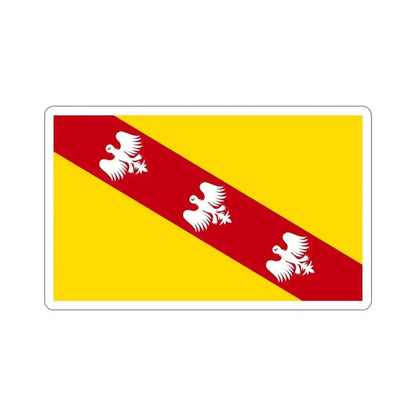 Flag of Lorraine France STICKER Vinyl Die-Cut Decal 5 Inch - The Sticker Space