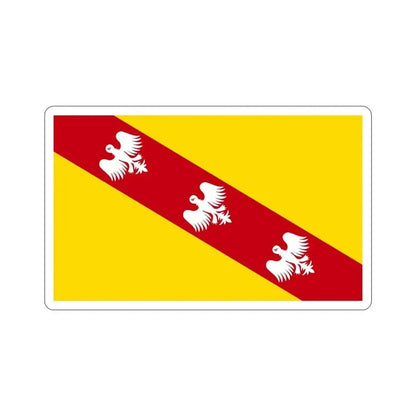 Flag of Lorraine France STICKER Vinyl Die-Cut Decal 5 Inch - The Sticker Space