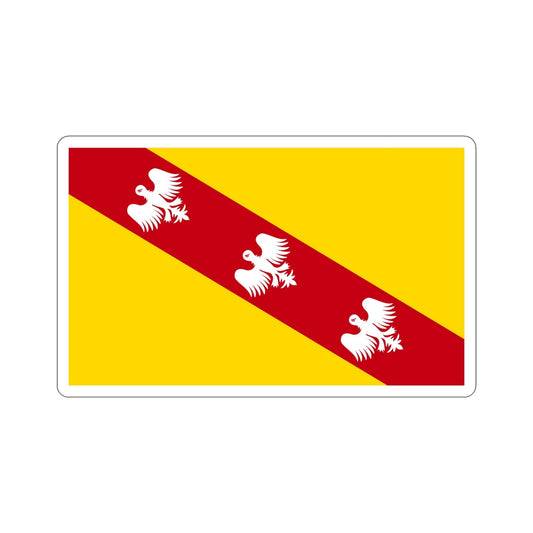 Flag of Lorraine France STICKER Vinyl Die-Cut Decal-6 Inch-The Sticker Space