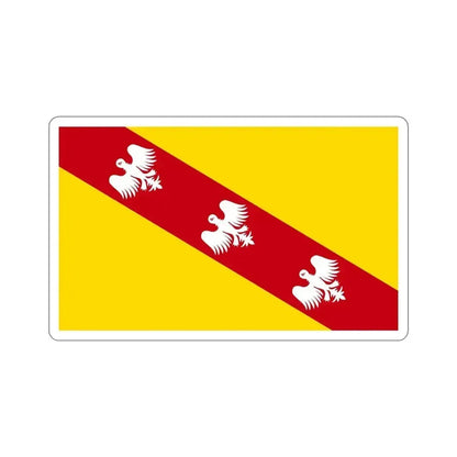 Flag of Lorraine France STICKER Vinyl Die-Cut Decal 6 Inch - The Sticker Space