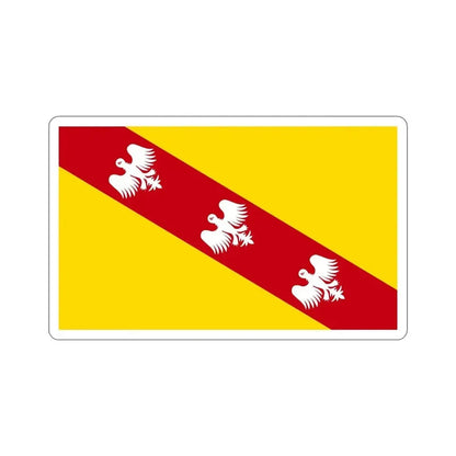Flag of Lorraine France STICKER Vinyl Die-Cut Decal - The Sticker Space