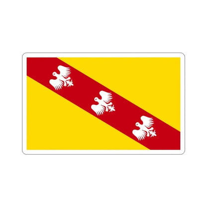Flag of Lorraine France STICKER Vinyl Die-Cut Decal - The Sticker Space
