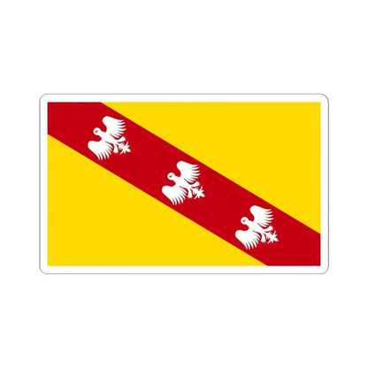 Flag of Lorraine France - STICKER Vinyl Kiss-Cut Decal 6 Inch White - The Sticker Space