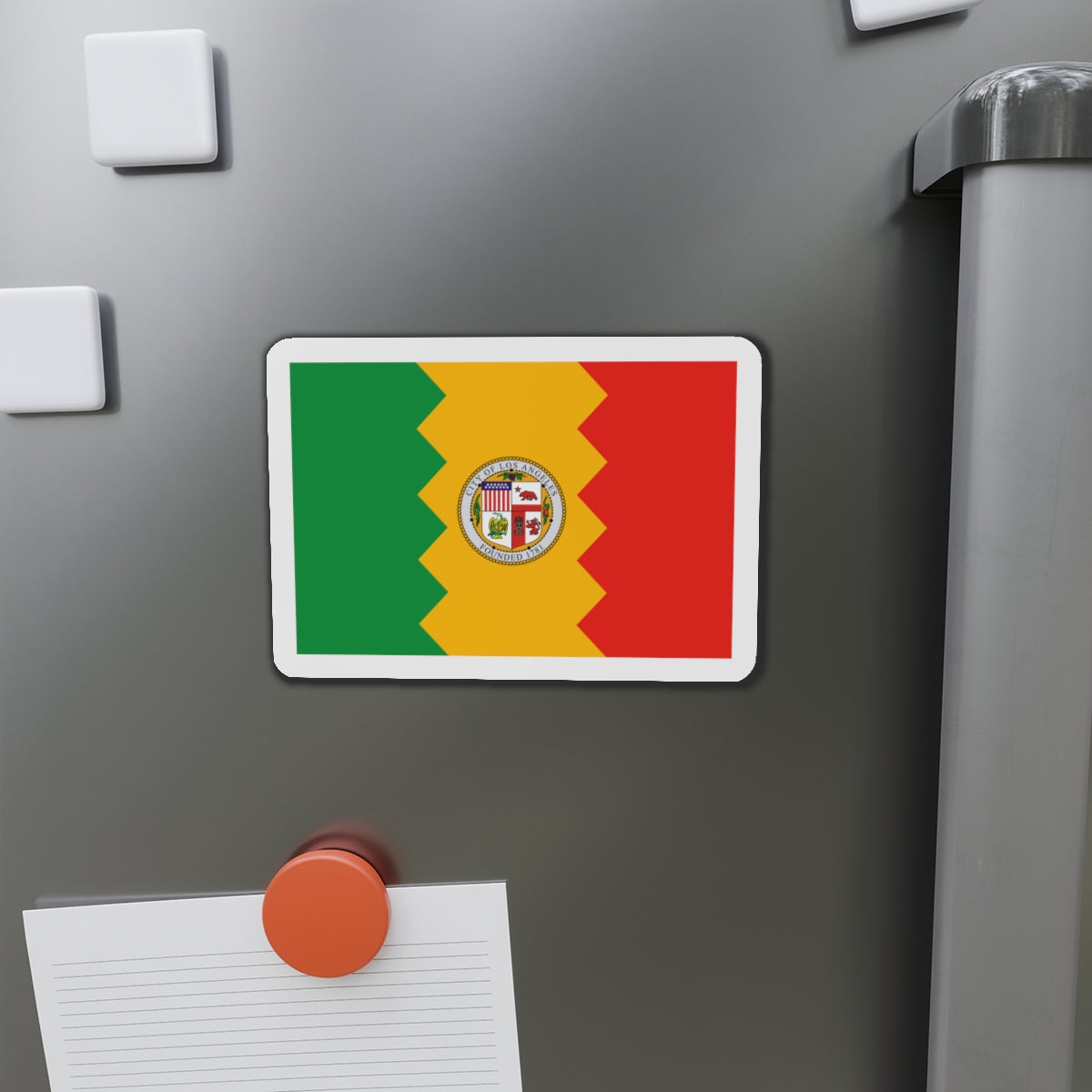 Flag of Los Angeles California - Die-Cut Magnet-The Sticker Space