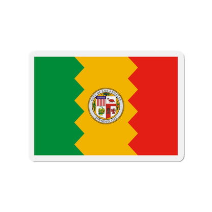 Flag of Los Angeles California - Die-Cut Magnet-2" x 2"-The Sticker Space