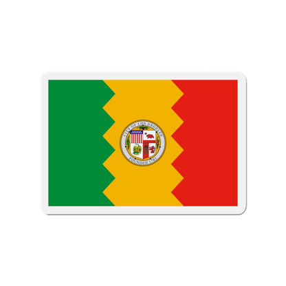 Flag of Los Angeles California - Die-Cut Magnet-3" x 3"-The Sticker Space