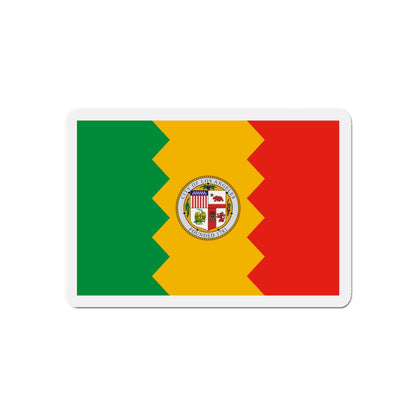 Flag of Los Angeles California - Die-Cut Magnet-6 × 6"-The Sticker Space