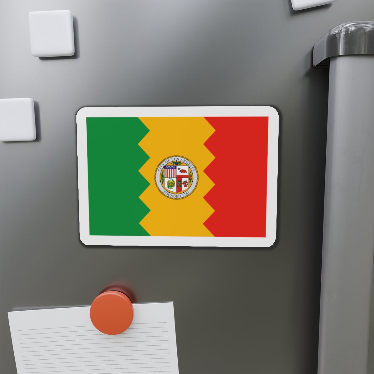 Flag of Los Angeles California - Die-Cut Magnet-The Sticker Space