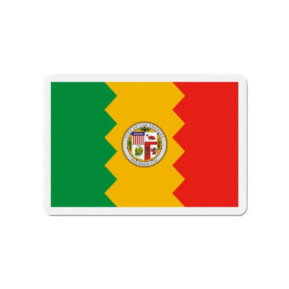 Flag of Los Angeles California - Refrigerator Magnet 4 Inch - The Sticker Space