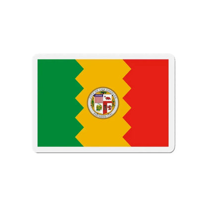 Flag of Los Angeles California - Refrigerator Magnet 5 Inch - The Sticker Space