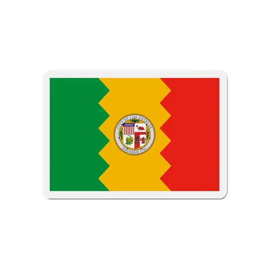 Flag of Los Angeles California - Refrigerator Magnet 6 Inch - The Sticker Space