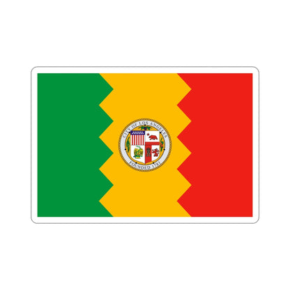 Flag of Los Angeles California USA STICKER Vinyl Die-Cut Decal-4 Inch-The Sticker Space