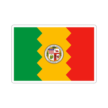 Flag of Los Angeles California USA STICKER Vinyl Die-Cut Decal-5 Inch-The Sticker Space