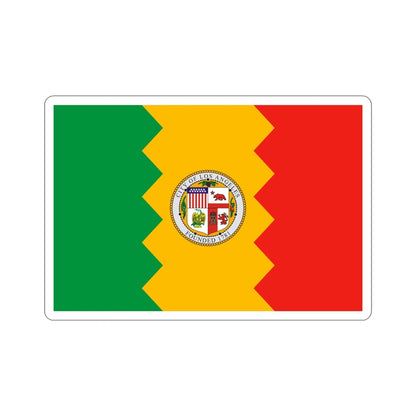 Flag of Los Angeles California USA STICKER Vinyl Die-Cut Decal-6 Inch-The Sticker Space