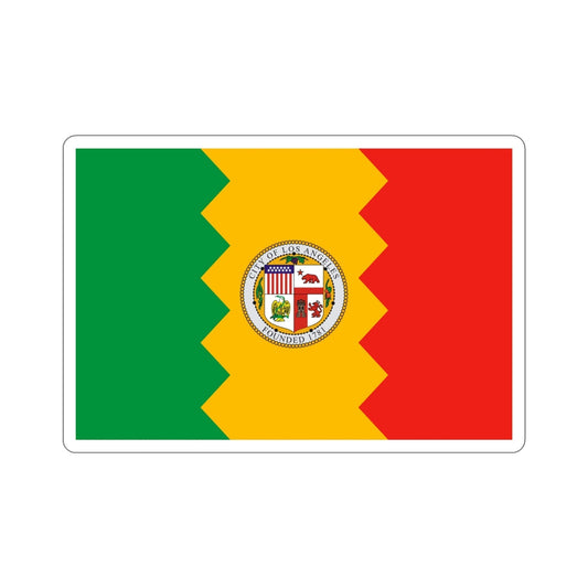 Flag of Los Angeles California USA STICKER Vinyl Die-Cut Decal-6 Inch-The Sticker Space