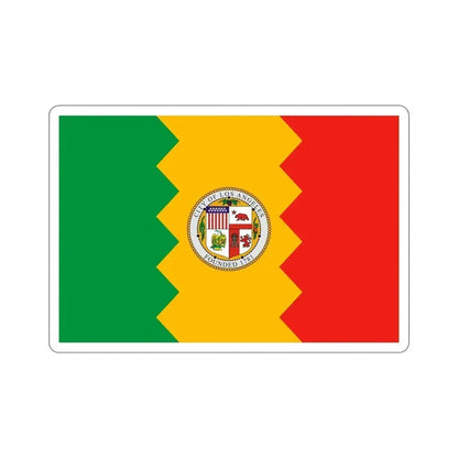 Flag of Los Angeles California USA STICKER Vinyl Die-Cut Decal - The Sticker Space
