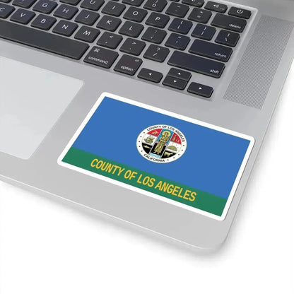 Flag of Los Angeles County California 1967-2004 (United States) STICKER Vinyl Kiss-Cut Decal - The Sticker Space