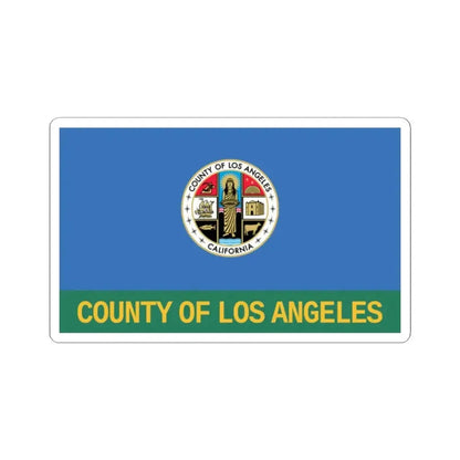 Flag of Los Angeles County California 2004-2014 (United States) STICKER Vinyl Kiss-Cut Decal 2 Inch White - The Sticker Space