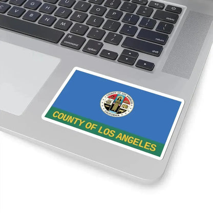 Flag of Los Angeles County California 2004-2014 (United States) STICKER Vinyl Kiss-Cut Decal - The Sticker Space