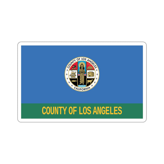 Flag of Los Angeles County California STICKER Vinyl Die-Cut Decal-6 Inch-The Sticker Space