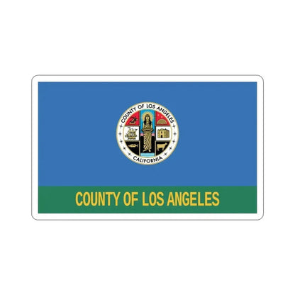 Flag of Los Angeles County California STICKER Vinyl Die-Cut Decal - The Sticker Space