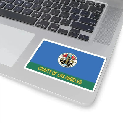 Flag of Los Angeles County California (United States) STICKER Vinyl Kiss-Cut Decal - The Sticker Space