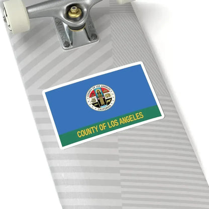 Flag of Los Angeles County California (United States) STICKER Vinyl Kiss-Cut Decal - The Sticker Space